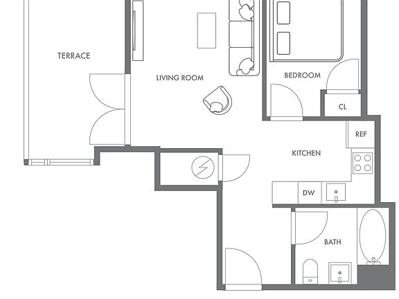 2nd image of 60 W 125th St APT 908