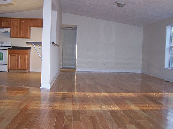 Very open floor plan with real hard wood floors.