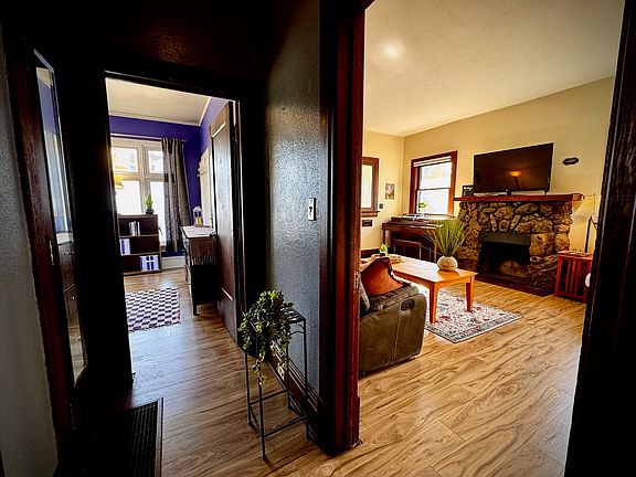 Hallway from bedroom to living room.