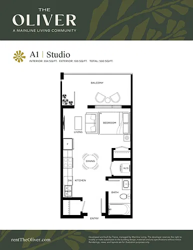 Floor plan A1