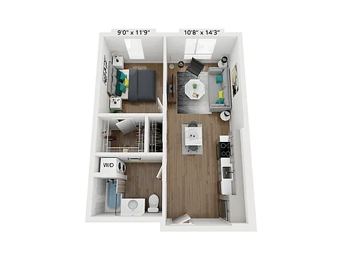 Floor plan S1B-1A