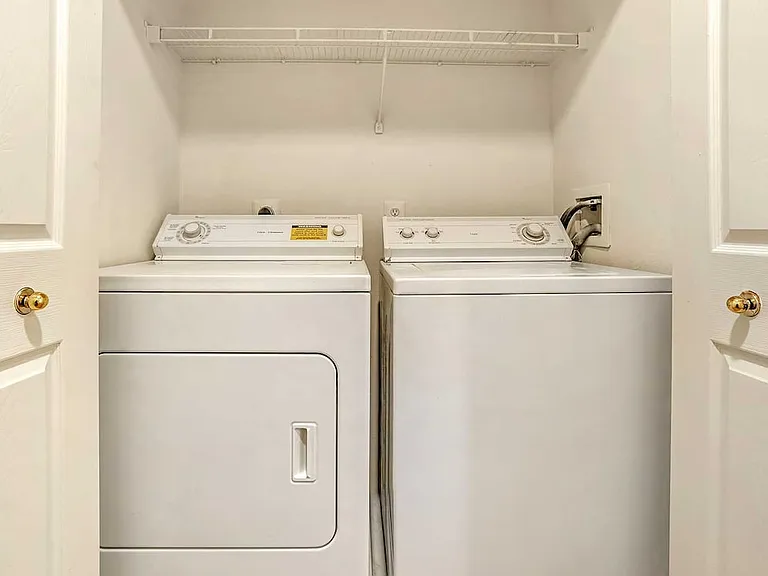 In-unit washer and dryer
