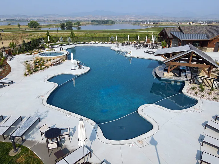 Resort-style pool at the TPC Colorado clubhouse... right up the street