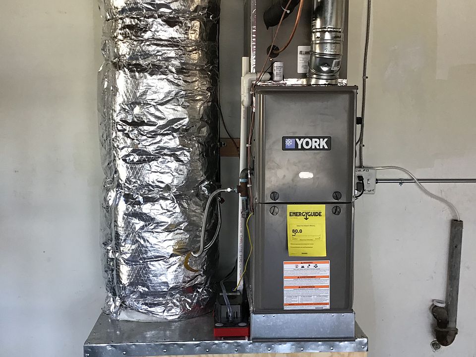 New HVAC system in garage