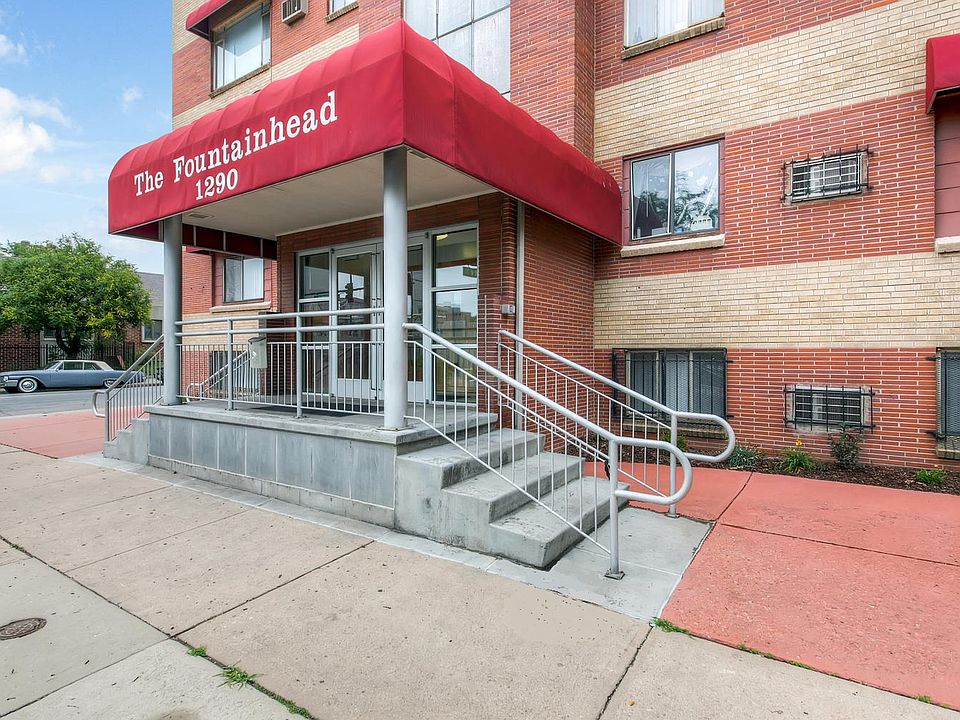 The Entrance to our Apartment Community for Fountainhead Apartments in Denver, CO