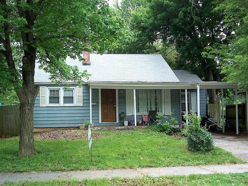 Front View of Home with Carport