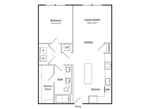 Floor plan A1-HC AH 80