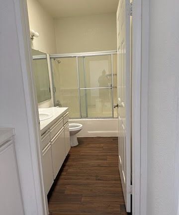 Bathroom and linen closet