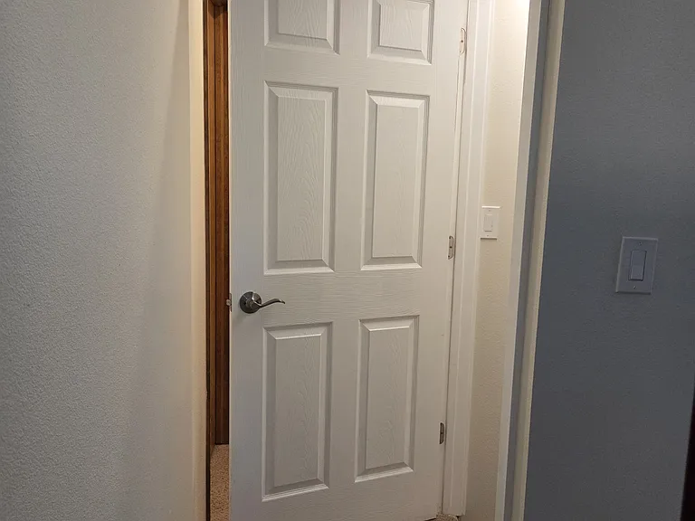Door to basement apartment
