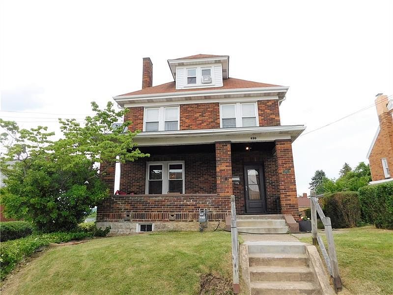 c. 1945 Brick Foursquare House For Sale in Clairton, PA Under 100K