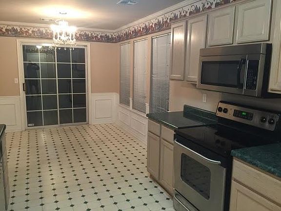 spacious dining room