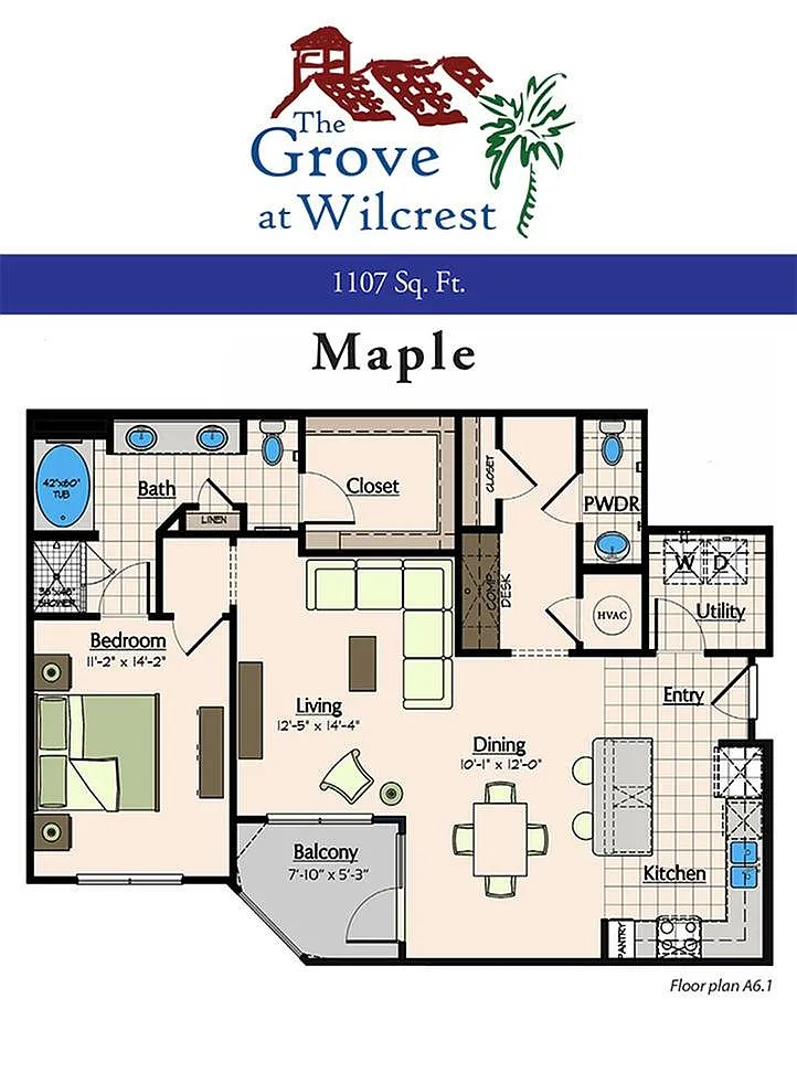 Floor plan A6