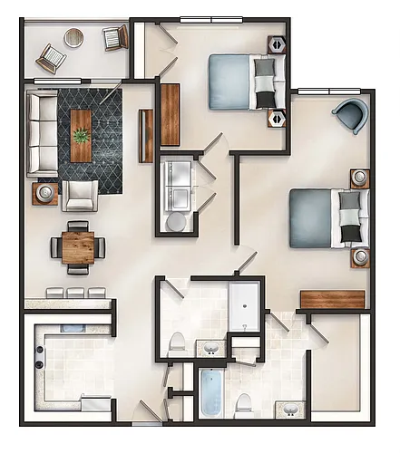 Floor plan The Rose