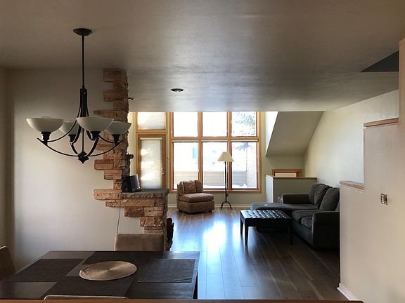 Open area leads out to deck