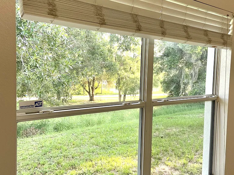 Window over looking back yard and lake view, no rear neighbor