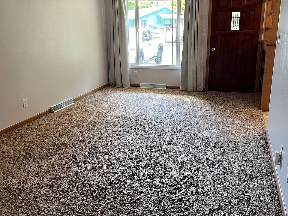 Front entrance and living room.