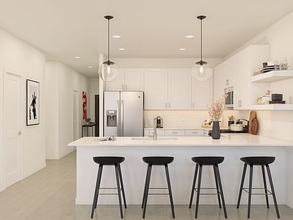 Kitchen with spacious island