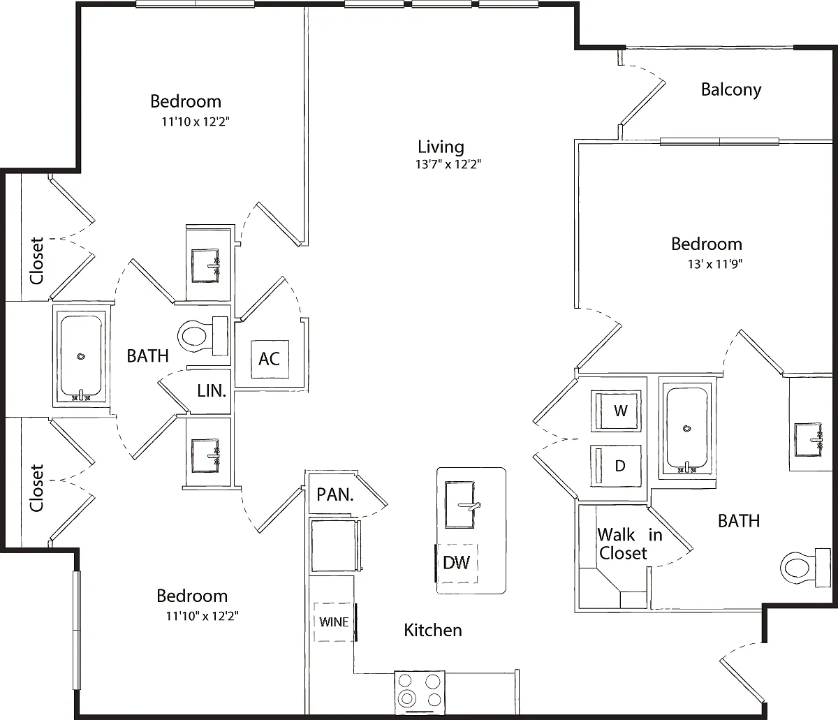 Floor plan C1HC