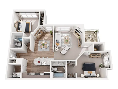 Floor plan B1