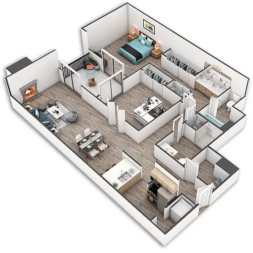 Floor plan Pacific