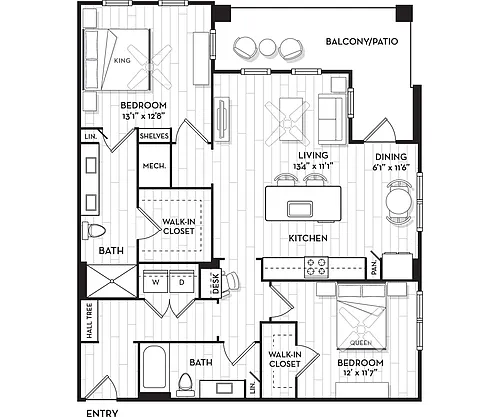 Floor plan The Kiawah
