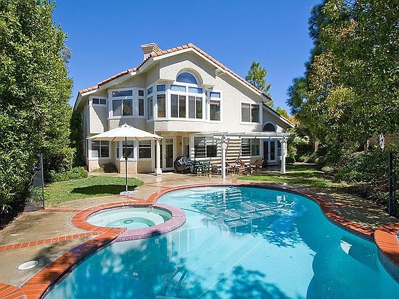 Backyard pool area