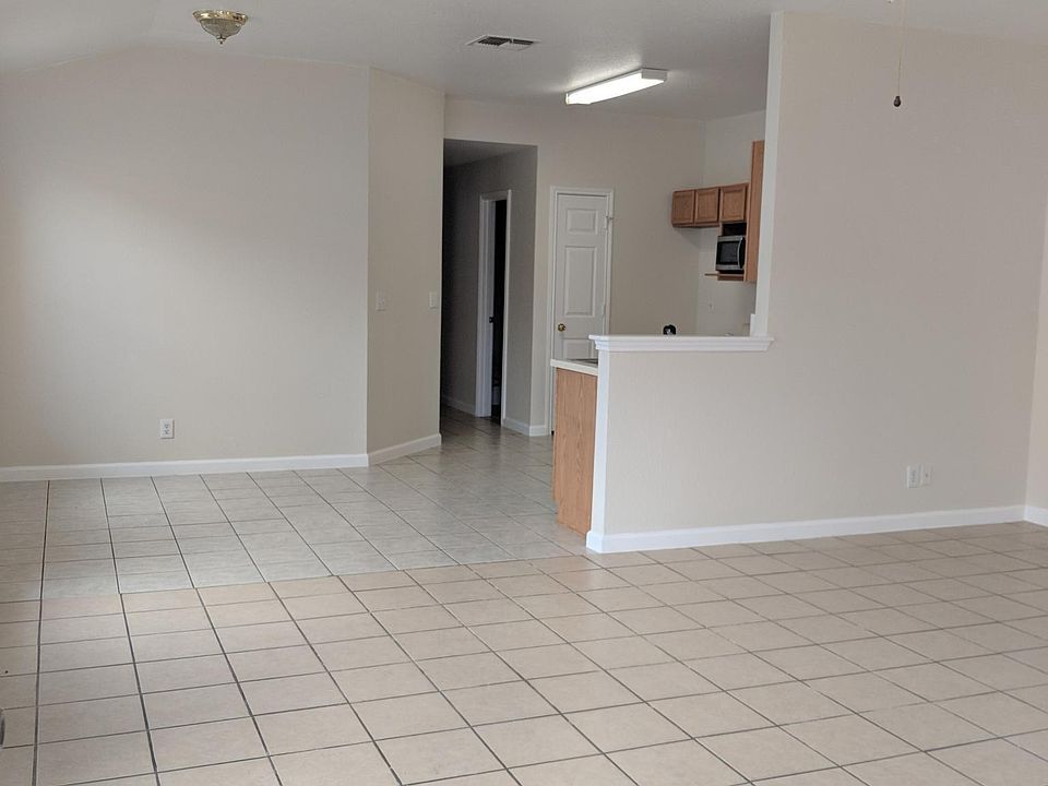 Living room and dining area