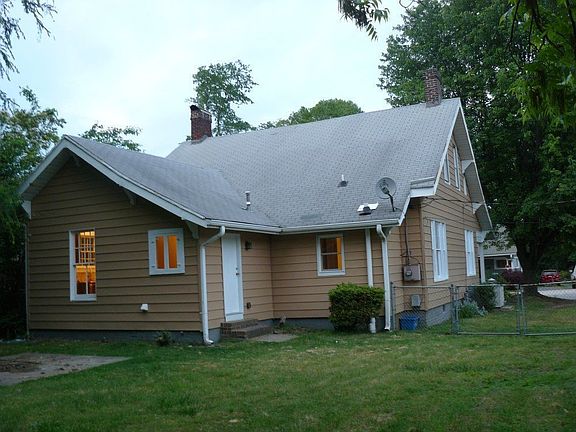 large fenced back yard