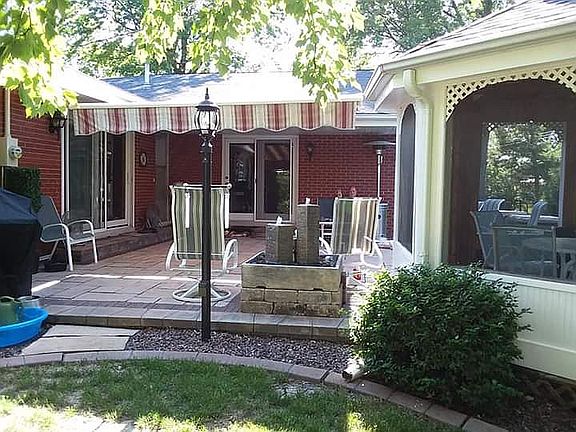 Back patio, awning out