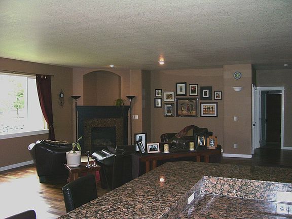 kitchen open to living room