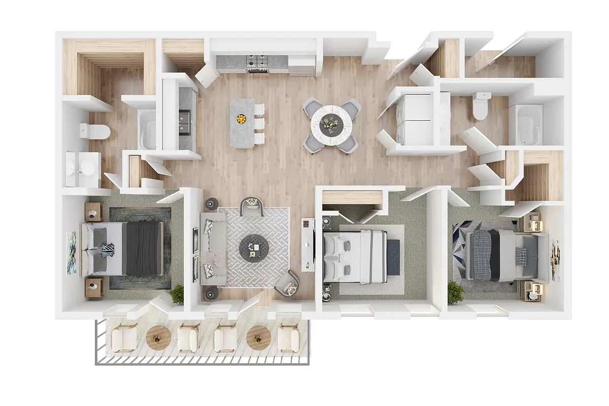 Floor plan The Legion 3x2