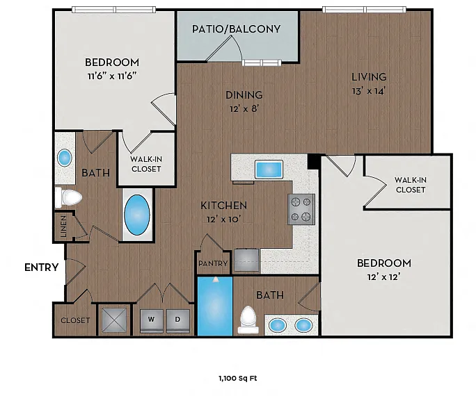 Floor plan Presto