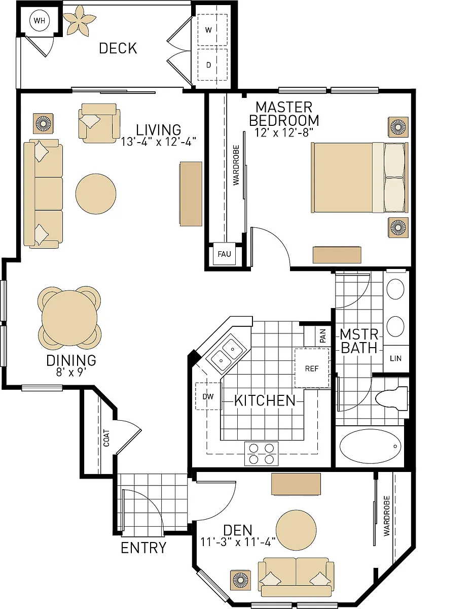 Floor plan Plan F