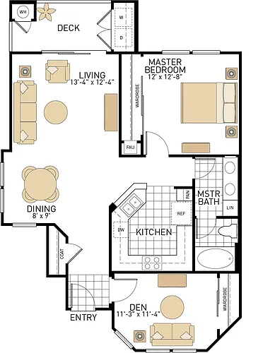 Floor plan Plan F