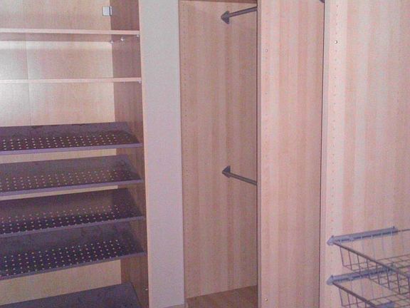 Master Closet with built-in storage