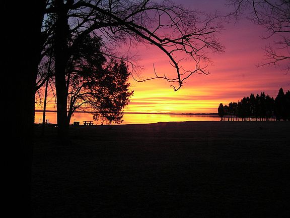 Sunrise from the bedroom