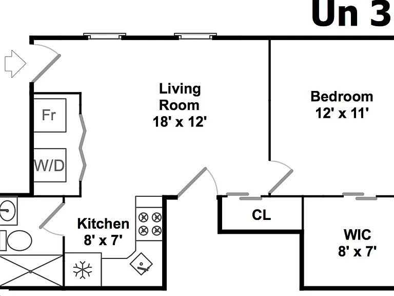 1338 W Huron St #3F — Photo 11