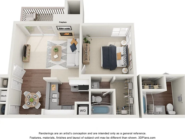 Mill Springs Park Apartment Homes — Photo 15