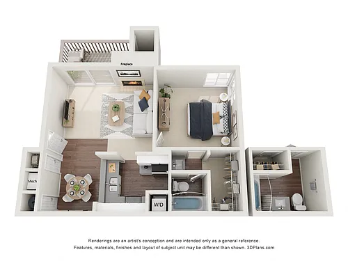 Floor plan Residence 1 Luxury