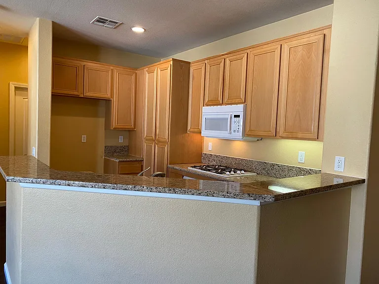 kitchen view from living room