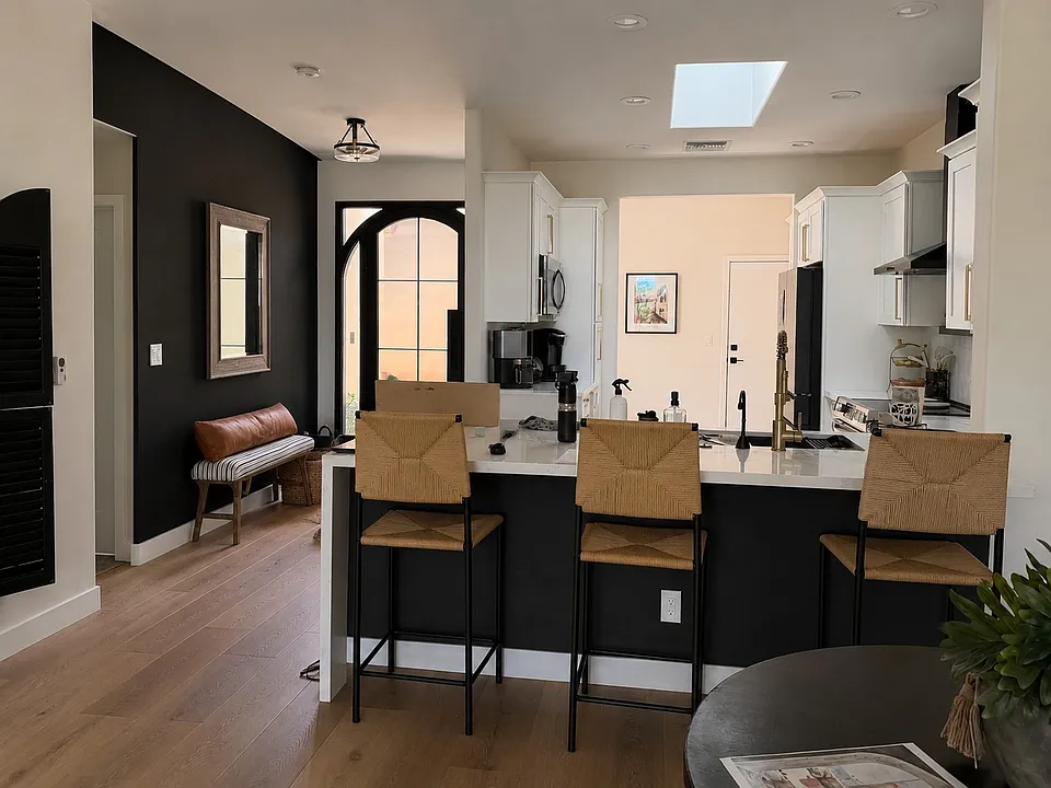 Open concept kitchen and nook