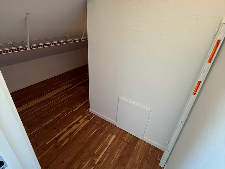 Deep closet off 3rd bedroom