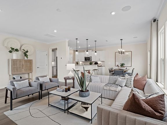 Open Kitchen, Dining and Gathering Room