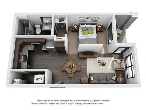 Floor plan Studio
