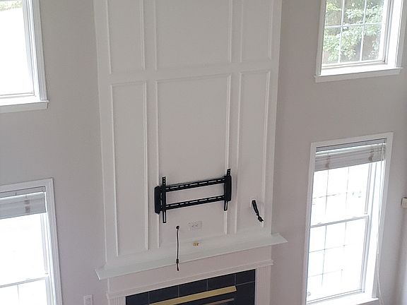 Freshly painted trim!