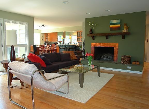 Living Room with Fireplace
