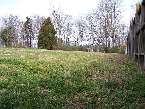 Huge private backyard