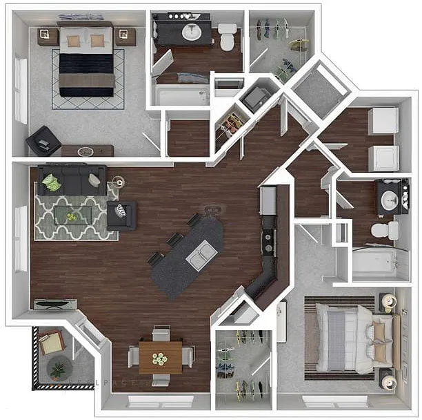 Floor plan B3