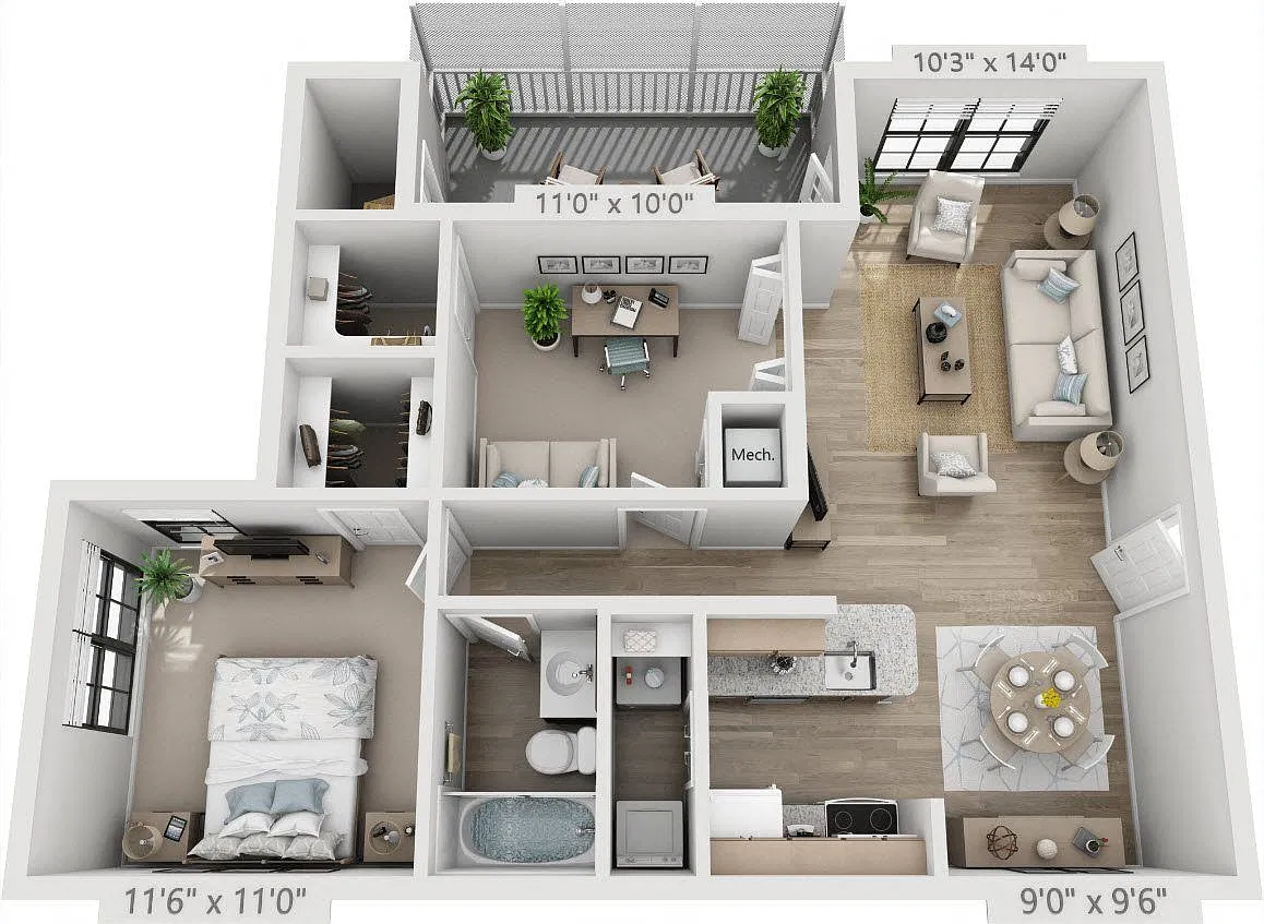 Floor plan B4