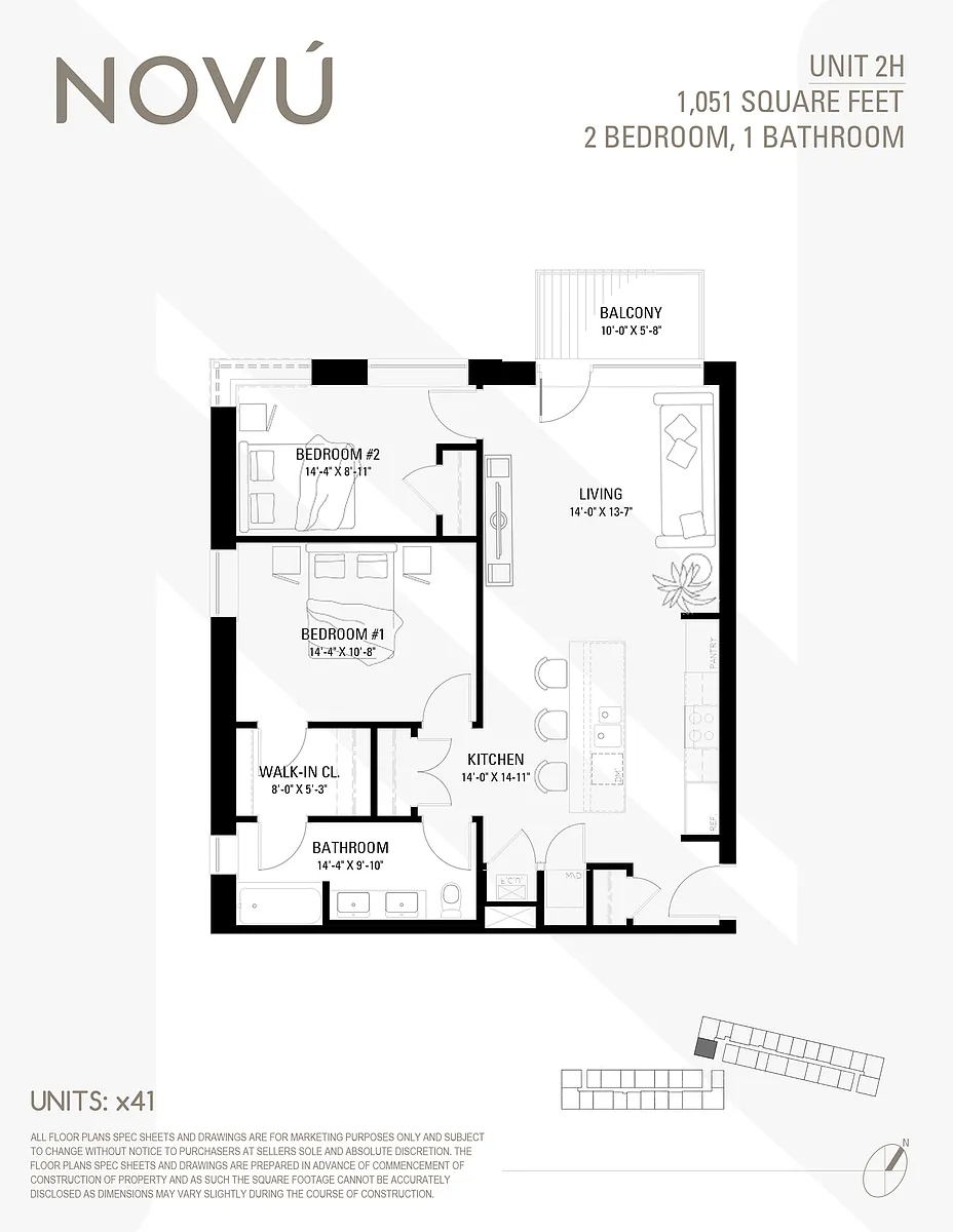 Floor plan 2H